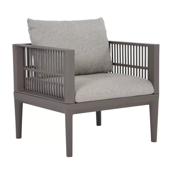 Sofá Maui Para Área Externa 1 Lugar - Cinza