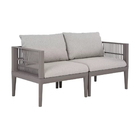 Sofá Maui Para Área Externa 2 Lugares - Cinza