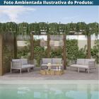 Sofá Maui Para Área Externa 2 Lugares - Cinza