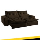 Sofá Máximo 2,10 Mts Retrátil E Reclinável 3 Lugares Suede Ma