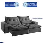 Sofá Máximo 3 Lugares Retrátil Reclinável 2.30m Veludo Mundia