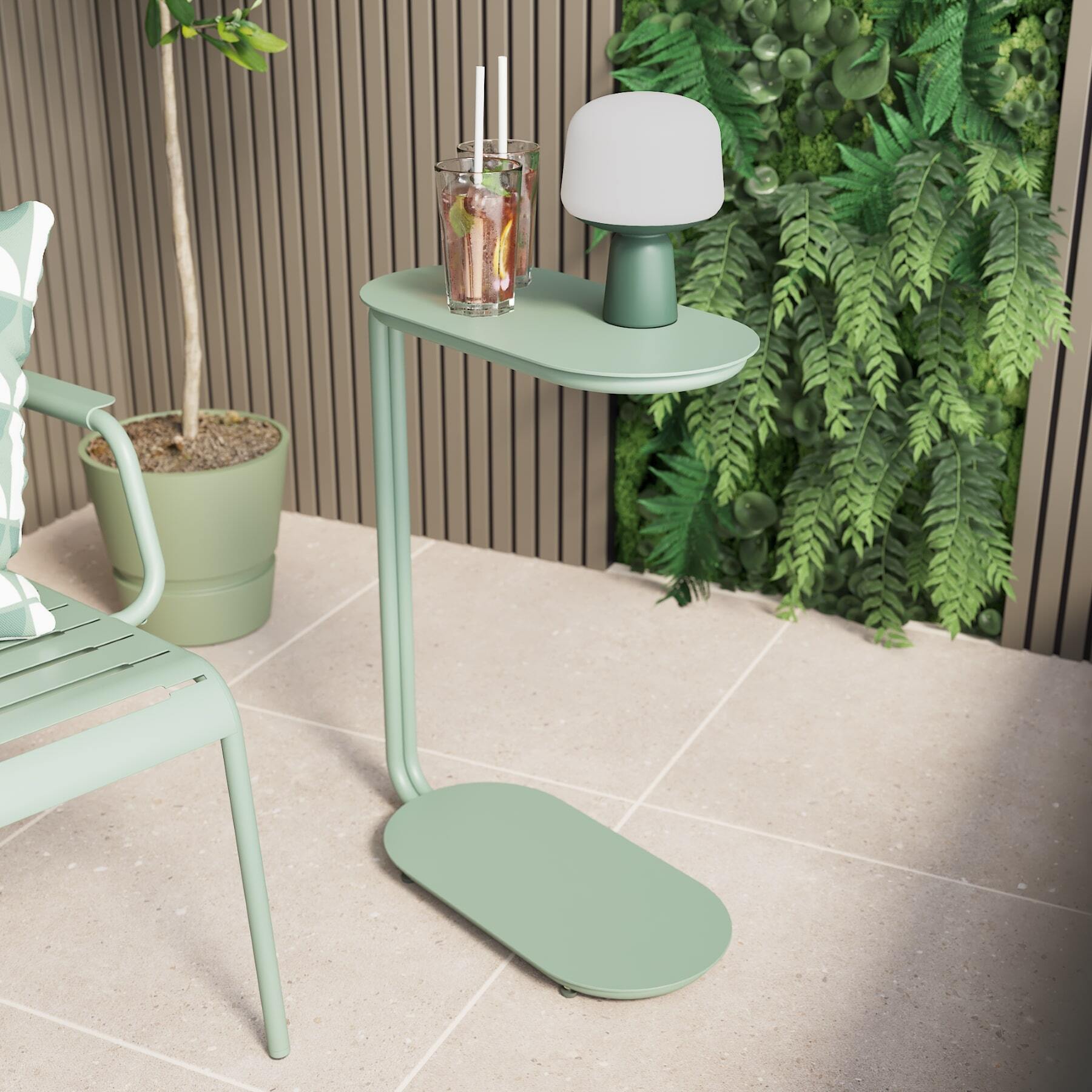 Mesa de Apoio para Jardim Café II Naterial