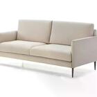 Sofá Moderno Off White Com 2 Lugares