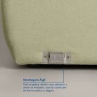 Sofá Modular 100cm Com Braço Esquerdo Orla Cabecasa Madeiraor