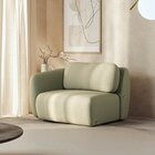 Sofá Modular 100cm Com Braço Esquerdo Orla Cabecasa Madeiraor