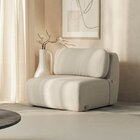 Sofá Modular 100cm Sem Braço Orla Cabecasa Madeiraoriginals E