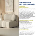 Sofá Modular 100cm Sem Braço Orla Cabecasa Madeiraoriginals E