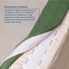 Sofá Modular 2 Lugares Braço Lateral Com Pé Bolinha Sôma Cabe