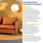 Sofá Modular 2 Lugares Braço Lateral Com Pé Bolinha Sôma Cabe