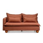 Sofá Modular 2 Lugares Braço Lateral Com Pé Bolinha Sôma Cabe