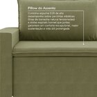 Sofá Modular 2 Lugares Com Braço Lateral Direita Zen Cabecasa