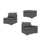 Sofá Modular 2 Lugares Com Braço Lateral Direita Zen Cabecasa