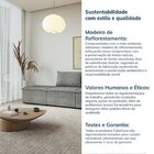 Sofá Modular 2 Lugares Com Braço Lateral Direita Zen Cabecasa