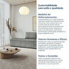 Sofá Modular 2 Lugares Com Braço Lateral Direita Zen Cabecasa
