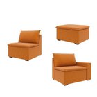 Sofá Modular 2 Lugares Com Braço Lateral Direita Zen Cabecasa