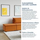 Sofá Modular 2 Lugares Com Braço Lateral Direita Zen Cabecasa