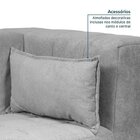 Sofá Modular 2 Lugares Com Braço Lateral Easybox Cabecasa Mad