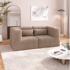 Sofá Modular 2 Lugares Com Braços Laterais Easybox Cabecasa M