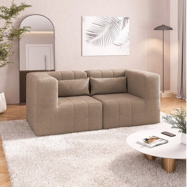 Sofá Modular 2 Lugares Com Braços Laterais Easybox Cabecasa M