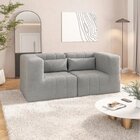 Sofá Modular 2 Lugares Com Braços Laterais Easybox Cabecasa M