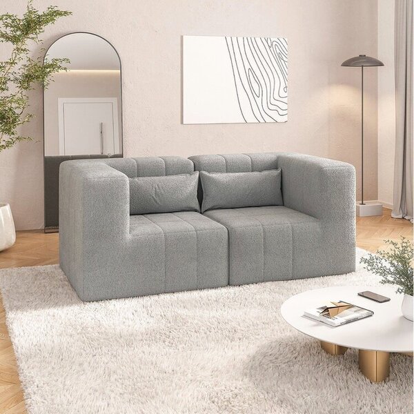 Sofá Modular 2 Lugares Com Braços Laterais Easybox Cabecasa M