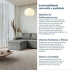 Sofá Modular 2 Lugares Com Braços Laterais Zen Cabecasa Madei