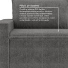 Sofá Modular 2 Lugares Com Braços Laterais Zen Cabecasa Madei