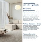 Sofá Modular 2 Lugares Com Braços Laterais Zen Cabecasa Madei