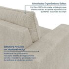 Sofá Modular 2 Lugares Com Braços Laterais Zen Cabecasa Madei