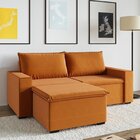 Sofá Modular 2 Lugares Com Braços Laterais Zen Cabecasa Madei