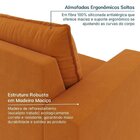 Sofá Modular 2 Lugares Com Braços Laterais Zen Cabecasa Madei