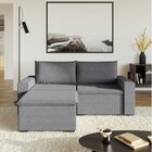 Sofá Modular 2 Lugares Com Braços Laterais Zen Cabecasa Madei