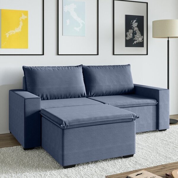 Sofá Modular 2 Lugares Com Braços Laterais Zen Cabecasa Madei