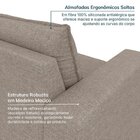 Sofá Modular 2 Lugares Com Braços Laterais Zen Cabecasa Madei