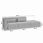 Sofá Modular 2 Lugares Com Puff Easybox Cabecasa Madeiraorigi