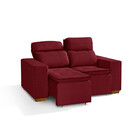 Sofá Modular 2 Lugares Marabá 150cm Com Molas, Retrátil E Rec