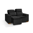 Sofá Modular 2 Lugares Marabá 150cm Com Molas, Retrátil E Rec