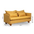 Sofá Modular 2 Lugares Pé Bolinha Sôma Cabecasa Madeiraorigin