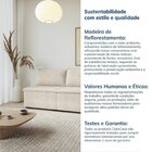 Sofá Modular 2 Lugares Zen Cabecasa Madeiraoriginals Off White