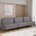 Sofá Modular 3 Lugares 255cm Calla Cabecasa Madeiraoriginals