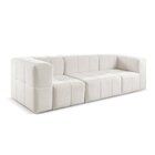 Sofá Modular 3 Lugares Bouclé Nude
