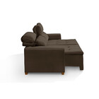 Sofá Modular 3 Lugares Búzios 195cm Com Molas, Retrátil E Rec