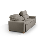 Sofá Modular 3 Lugares Búzios 195cm Com Molas, Retrátil E Rec