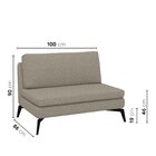 Sofá Modular 3 Lugares Com Chaise 300cm Calla Cabecasa Madeir