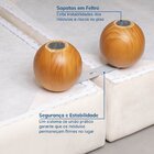 Sofá Modular 3 Lugares Com Chaise E Pé Bolinha Sôma Cabecasa