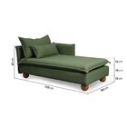 Sofá Modular 3 Lugares Com Chaise E Pé Bolinha Sôma Cabecasa