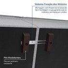 Sofá Modular 3 Lugares Com Puff Zen Cabecasa Madeiramadeira C