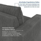Sofá Modular 3 Lugares Com Puff Zen Cabecasa Madeiraoriginals