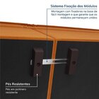 Sofá Modular 3 Lugares Com Puff Zen Cabecasa Madeiraoriginals