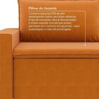 Sofá Modular 3 Lugares Zen Cabecasa Madeiraoriginals Mostarda